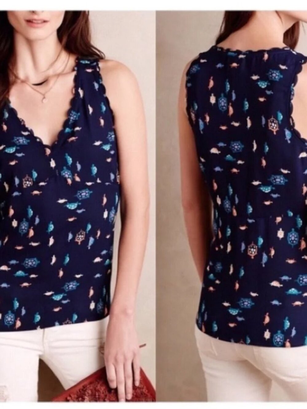 Anthropologie Maeve Turtle Top - 12